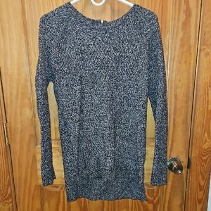 Chic Black and White Knit Sweater